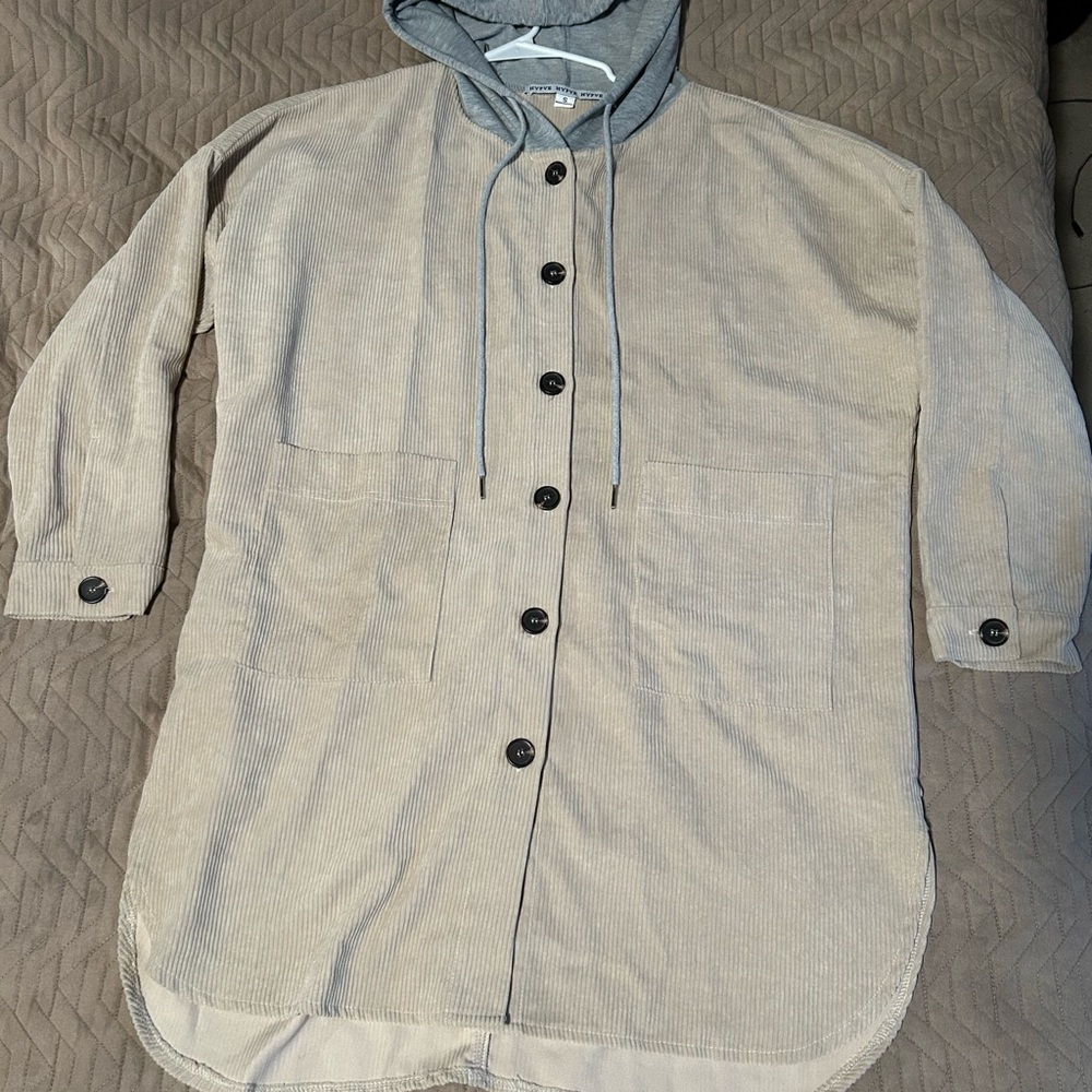 HYFVE Oversized Hooded Shacket